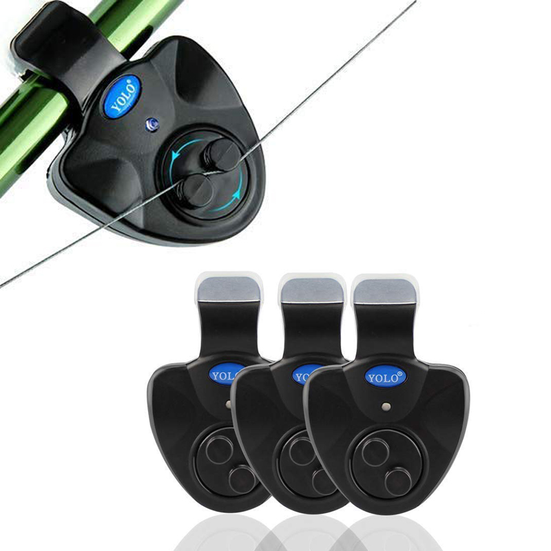 Bite Alarm - Hengelbeetverklikker LED-indicator Fish Bite Sound Alarm