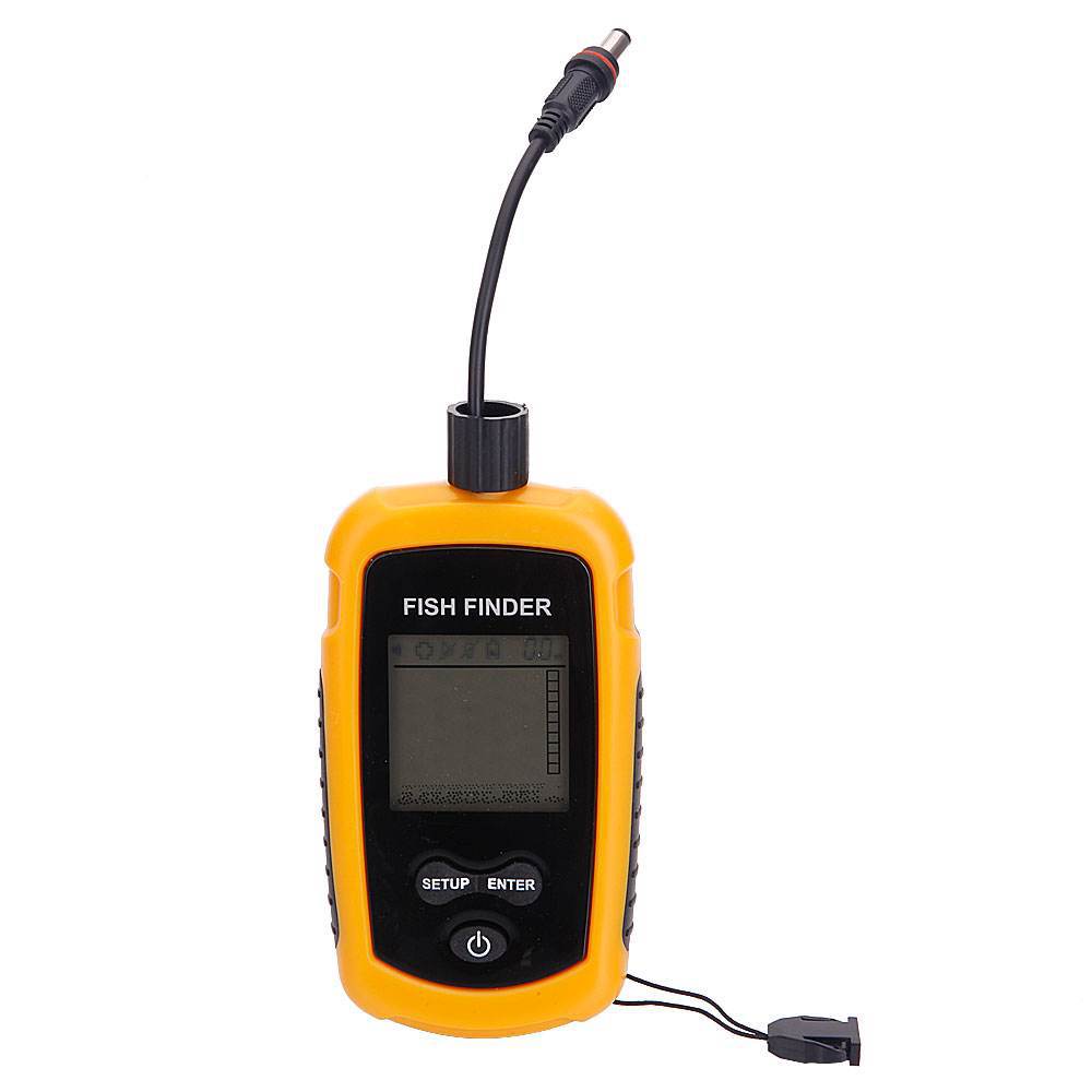 Fish Finder Portable - Alarm 100M Draagbare Sonar Viszoekers Sonar