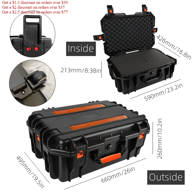 Grote gereedschapskist met wie - Fish Finder Case recensie en prijs