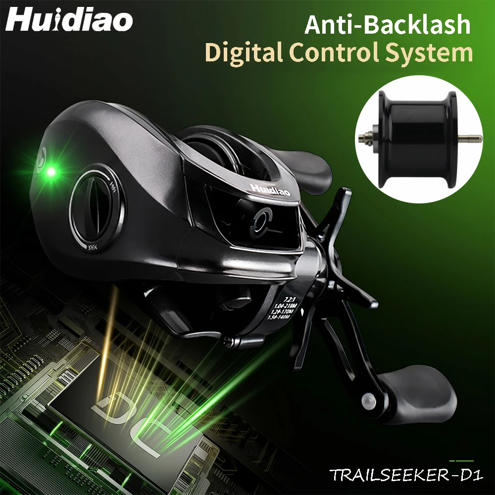 Huidiao TRAILSEEKER DC Baitcas - Kastking Reel Zephyr recensie en prijs