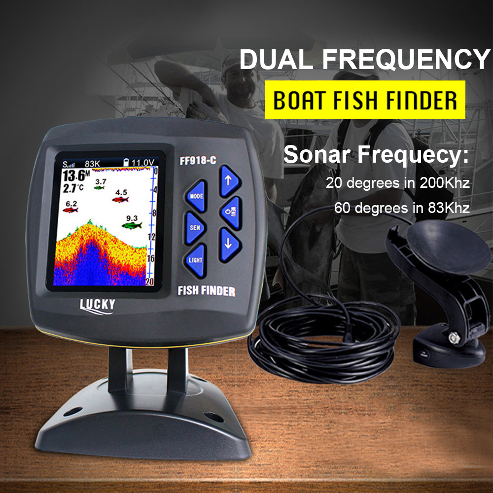 FF918-C100DS Kleurenscherm Bed - Fish Finder Cable recensie en prijs